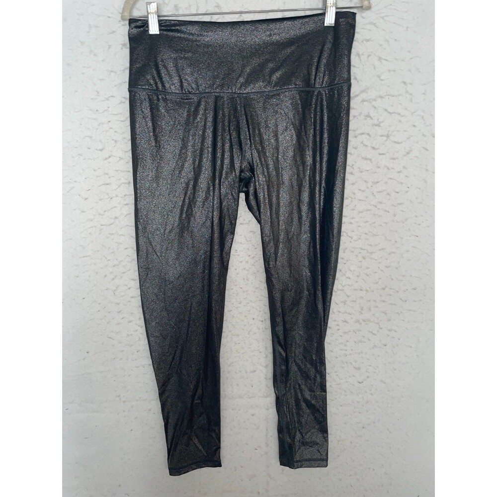 Victoria's Secret knockout tight leggings VSX Victoria Sport sz L Bling Silver